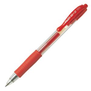 BL-G2-7-R bolígrafo de gel Bolígrafo de gel de punta retráctil Fino Rojo 1 pieza(s)