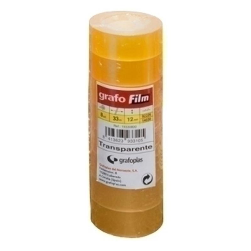 CINTA ADHESIVA GRAFOFILM TRANSP. 33x12