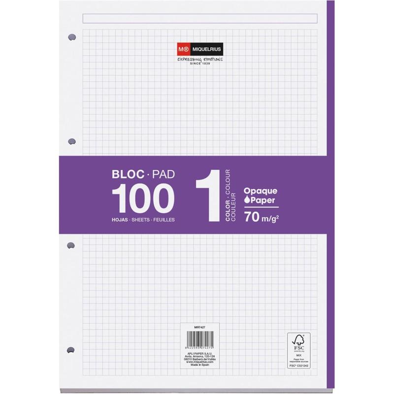 MR7427 papel de cuaderno 210 x 297 mm (A4) 100 hojas