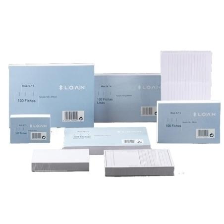 FICHAS LOAN LISAS 100x150 (Paq.100)