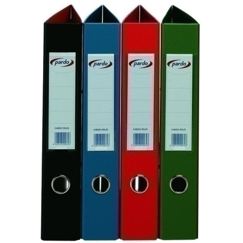 CARPETA PARDO PVC Fº 4 AN.25 MX VERDE
