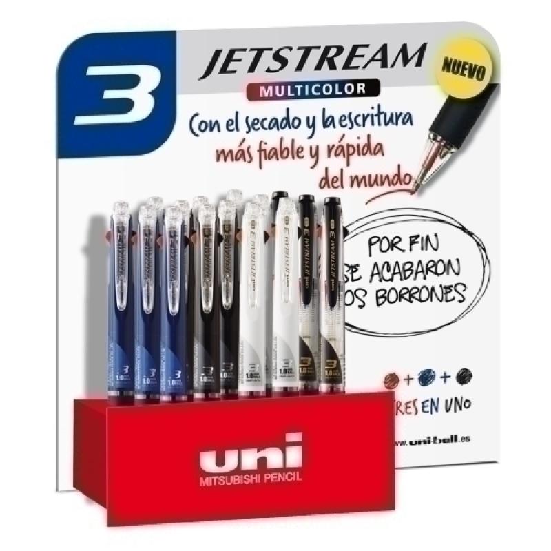 BOLI. UNI JETSTREAM 3 SURTIDO. EXP.15