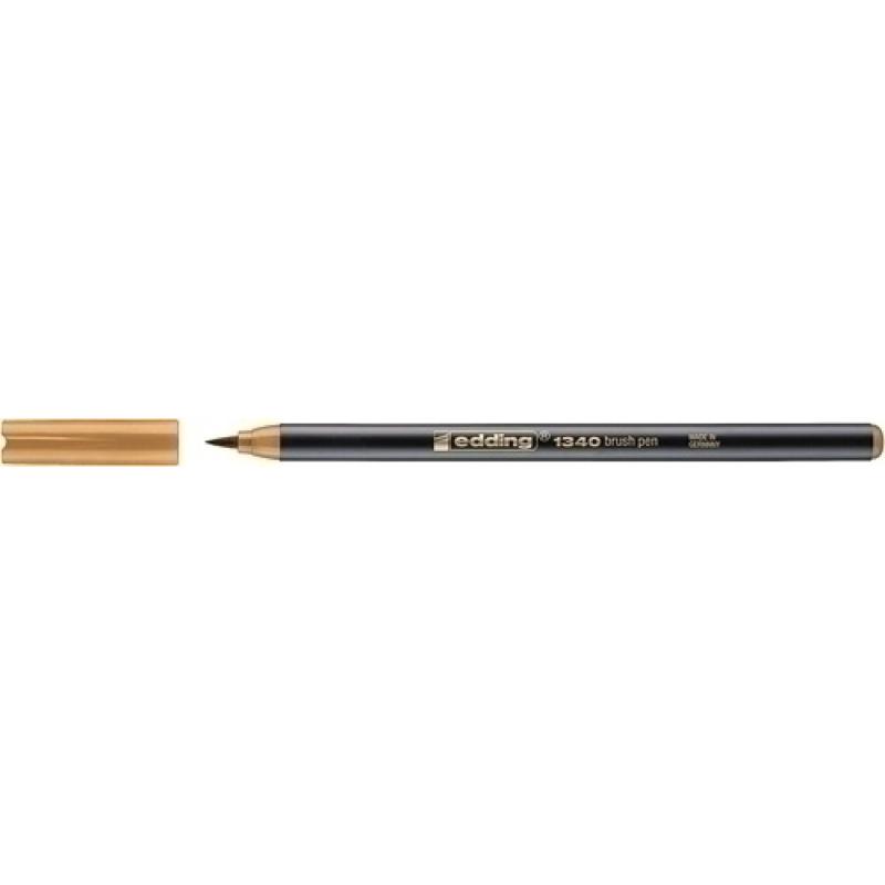 ROTUL.EDDING 1340 BRUSHPEN OCRE - Pack de 10 unidades