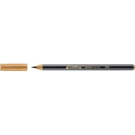 ROTUL.EDDING 1340 BRUSHPEN OCRE - Pack de 10 unidades