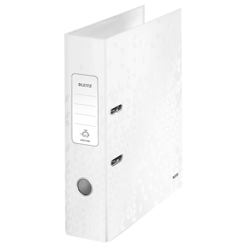 ARCHIVADOR LEITZ WOW A4 180º 80mm BLANCO - Pack de 10 unidades