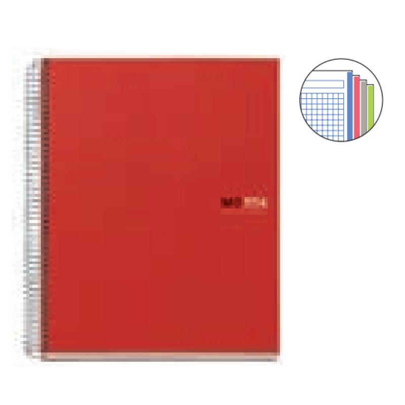 MR2548 cuaderno y block A6 140 hojas Rojo