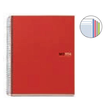 MR2548 cuaderno y block A6 140 hojas Rojo