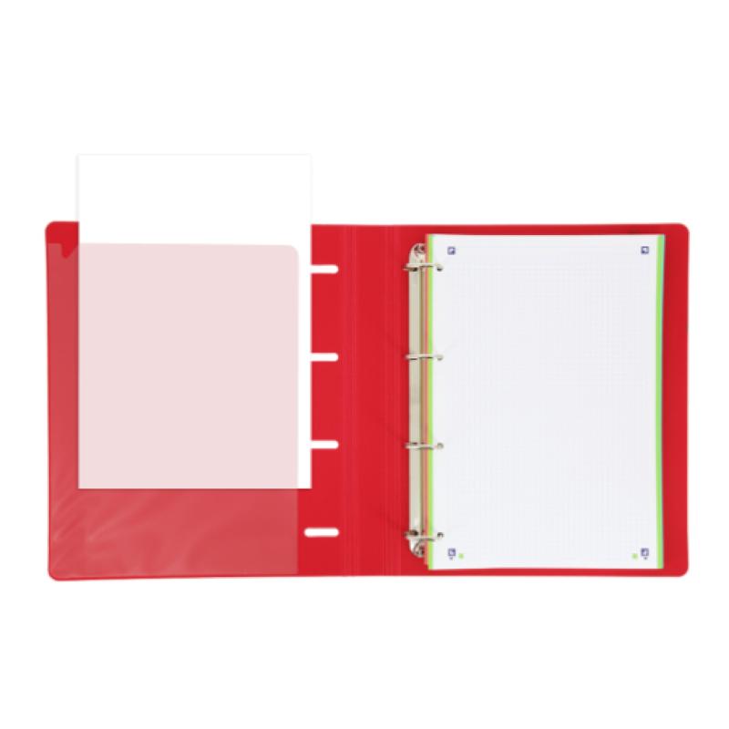 400131304 carpeta de cartón A4+ Rojo