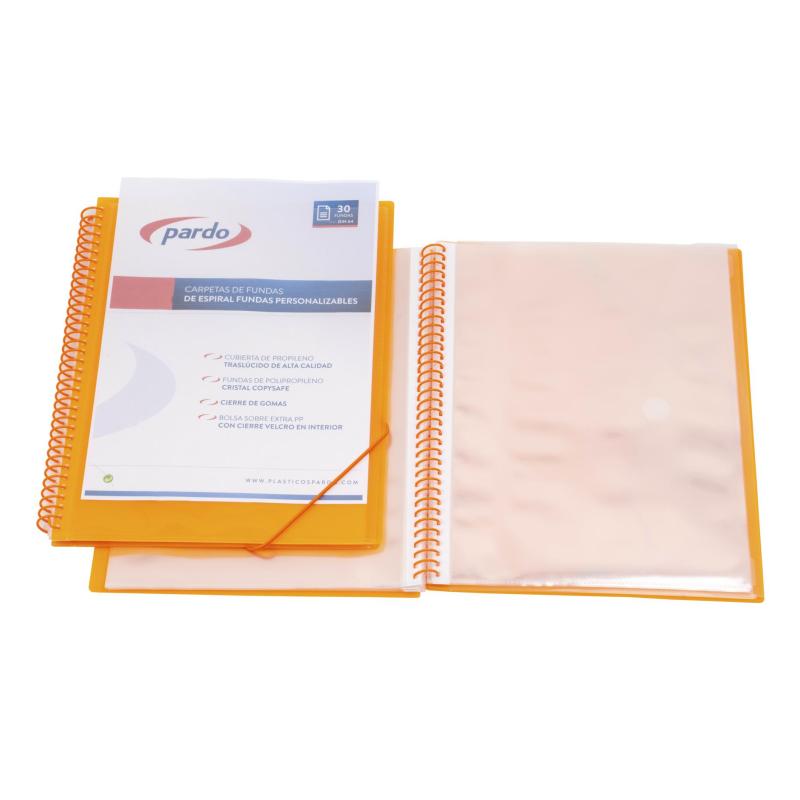 845009 carpeta Polipropileno (PP) Naranja A4