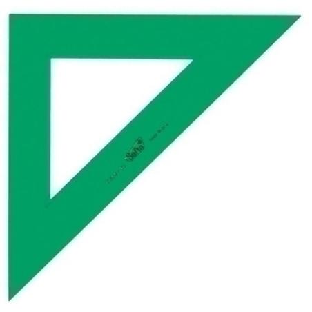 ESCUADRA SAFTA 25 CENTIMETROS VERDE
