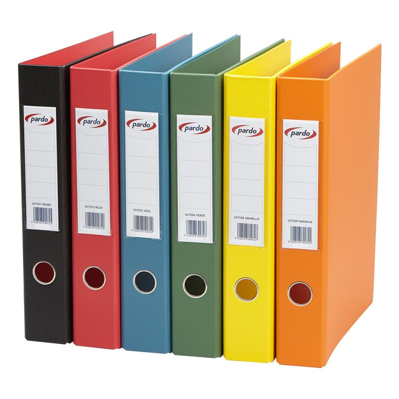 248002 carpeta Plástico Rojo Folio