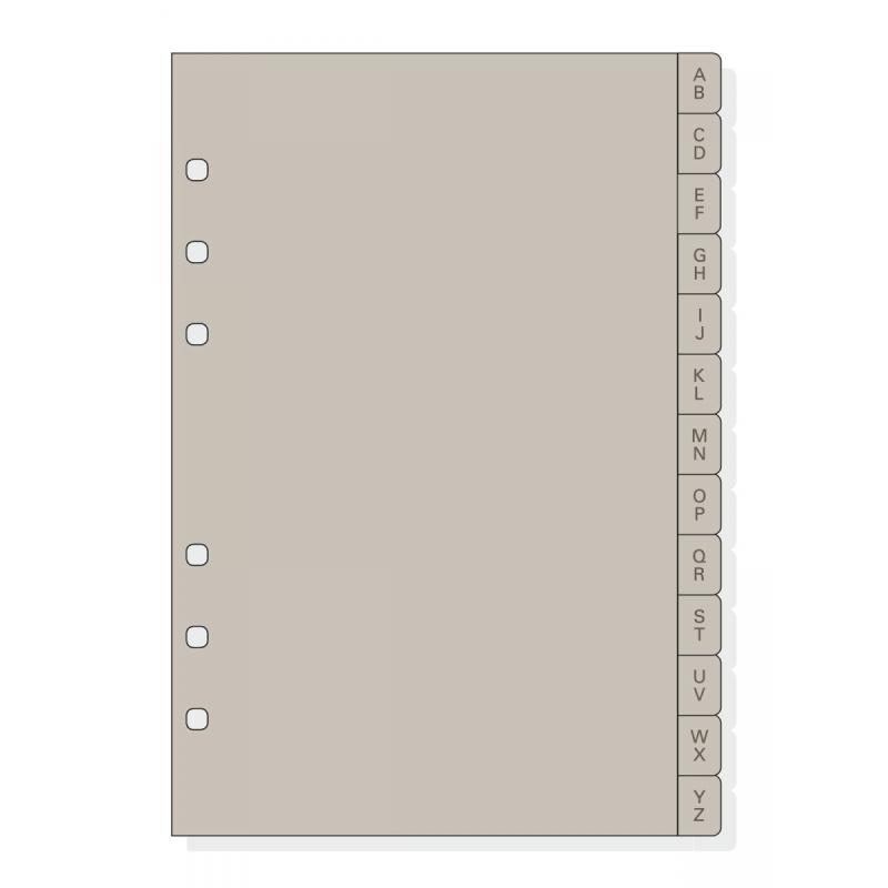 1966455 divisor Cloruro de polivinilo (PVC) Gris