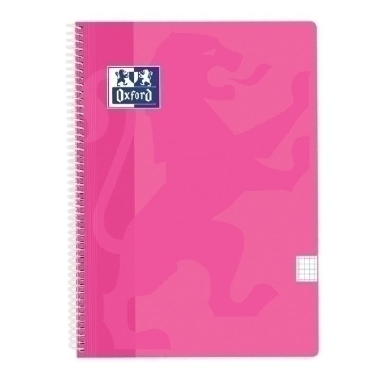 BLOCK OXF.SCH.PP Fº 80h CD.4 FUCSIA PAST - Pack de 5 unidades