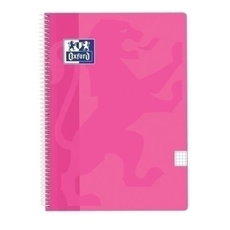 BLOCK OXF.SCH.PP Fº 80h CD.4 FUCSIA PAST - Pack de 5 unidades