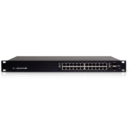 ES-24-250W switch Gestionado L2/L3 Gigabit Ethernet (10/100/1000) Energía sobre Ethernet (PoE) 1U Negro