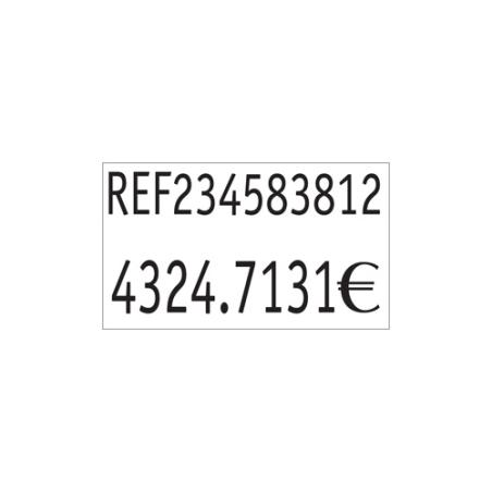 ETIQ.PRECIOS PRYSE 26x16 BLANCO
