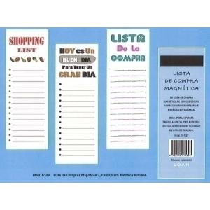 TALONARIO LISTA DE COMPRA MAGNETICA