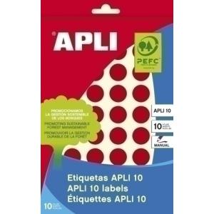 ETIQ.MAN.BOLSA APLI 02740 CL.ROJO RD.Ø16