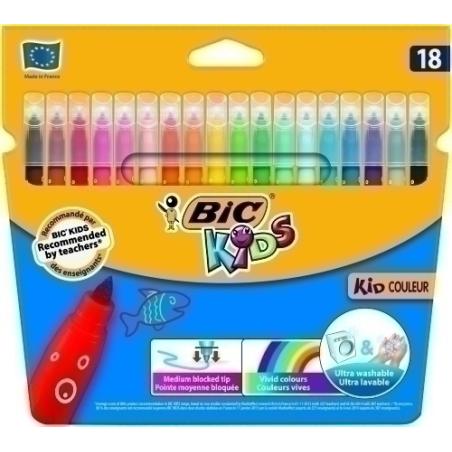 ROTUL.BIC KID COULEUR CAJA 18