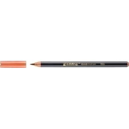 ROTUL.EDDING 1340 BRUSHPEN MANDARINA - Pack de 10 unidades