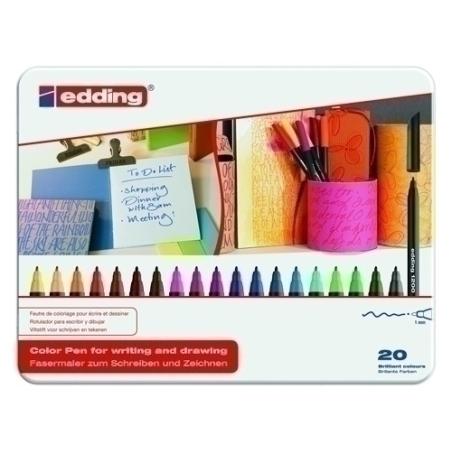 ROTUL.EDDING 1200 CAJA METAL de 20