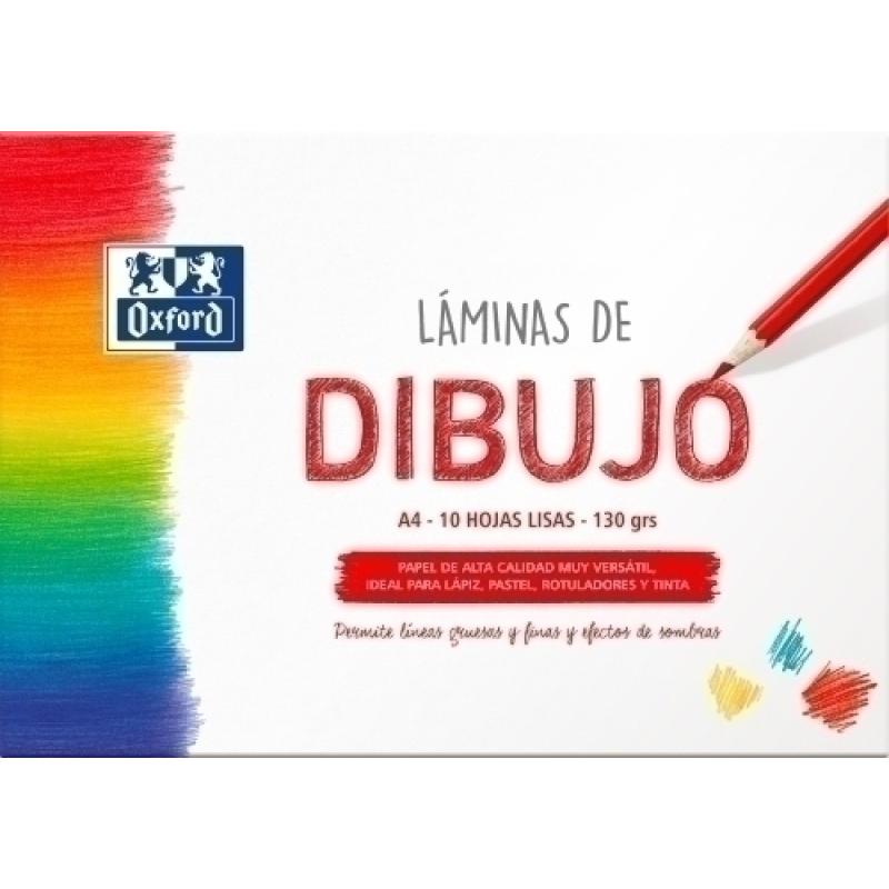 LAMINA DIBUJO OXFORD PK 10 A4 LISA