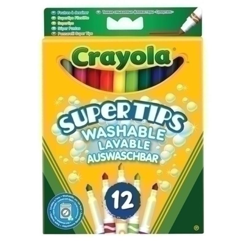 ROTUL.CRAYOLA LAVABLE SUPER CAJA 12
