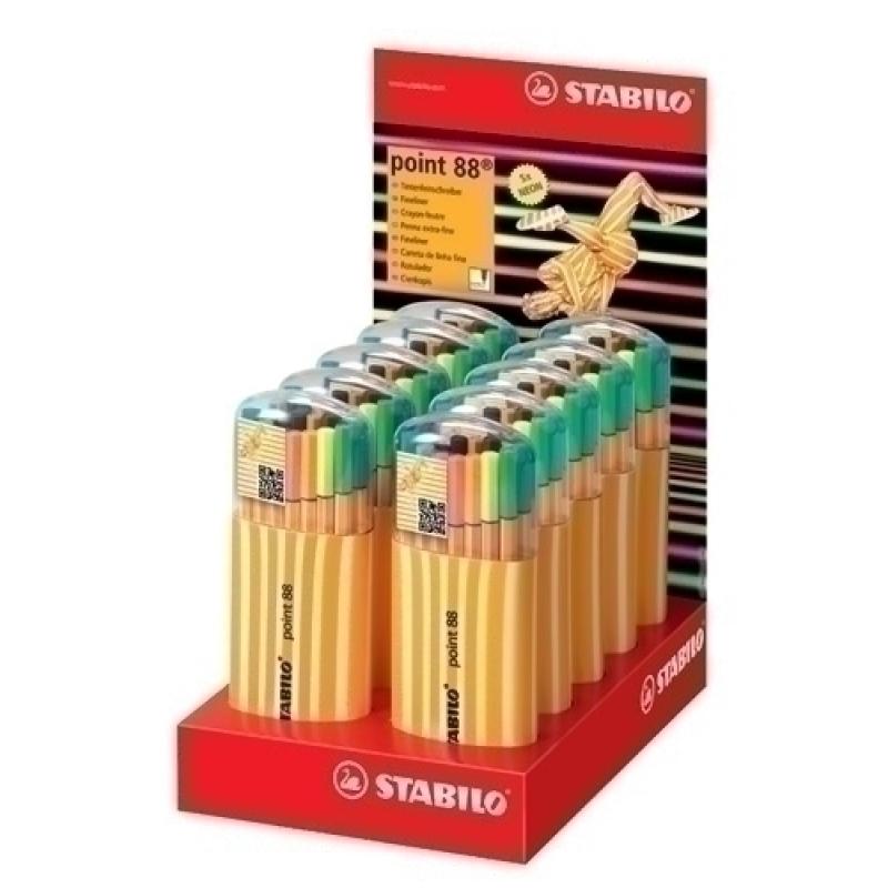 ROTUL.STABILO POINT 88 ESTUCHE 20 EXP.10