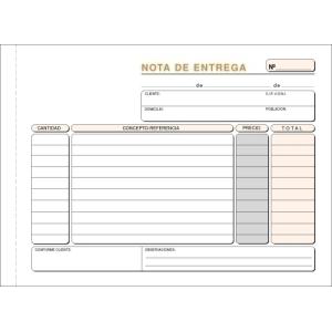 TALONARIO ENTREGAS 4º APAISADO LOAN