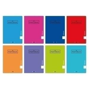 LIBRETA PAPYRUS A4 48h 90g PP CD.5 SURT. - Pack de 10 unidades