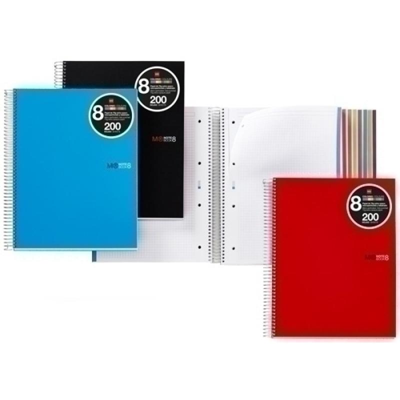 BLOCK MR NB-8 mic.PP A5 200h CD.5 NEGRO