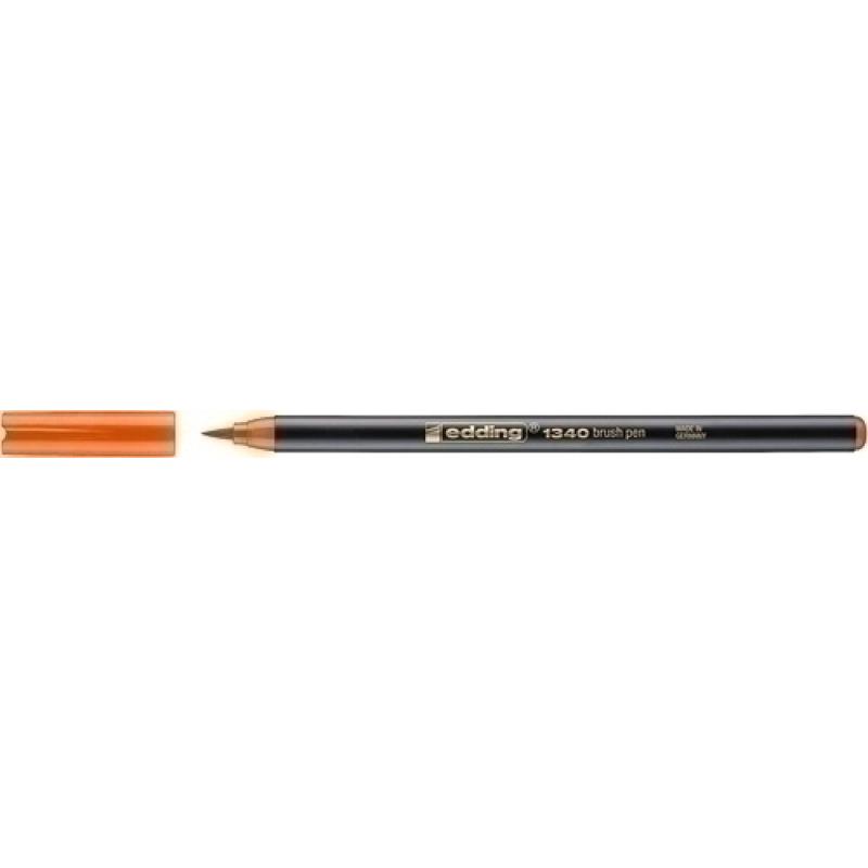 ROTUL.EDDING 1340 BRUSHPEN NARANJA - Pack de 10 unidades