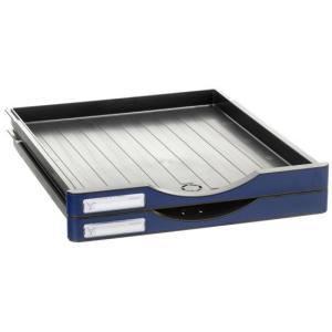 6501 AZ archivador Poliestireno Negro, Azul