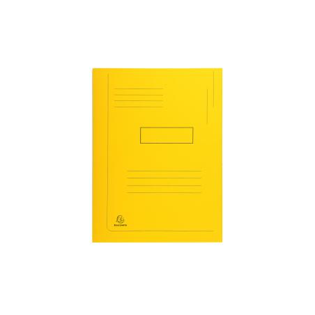 445009E carpeta Caja de cartón Amarillo A4