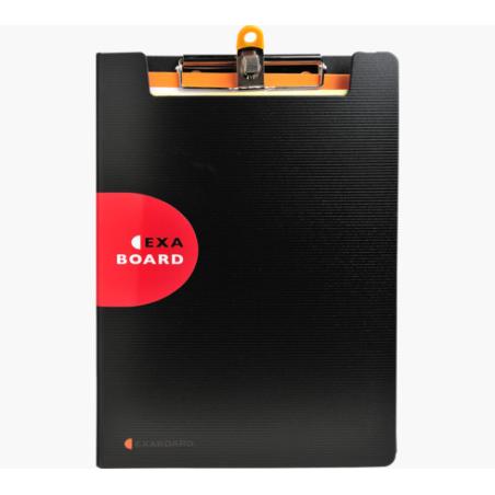 Klemplaat Exaboard portapapel A4 Polipropileno (PP) Negro