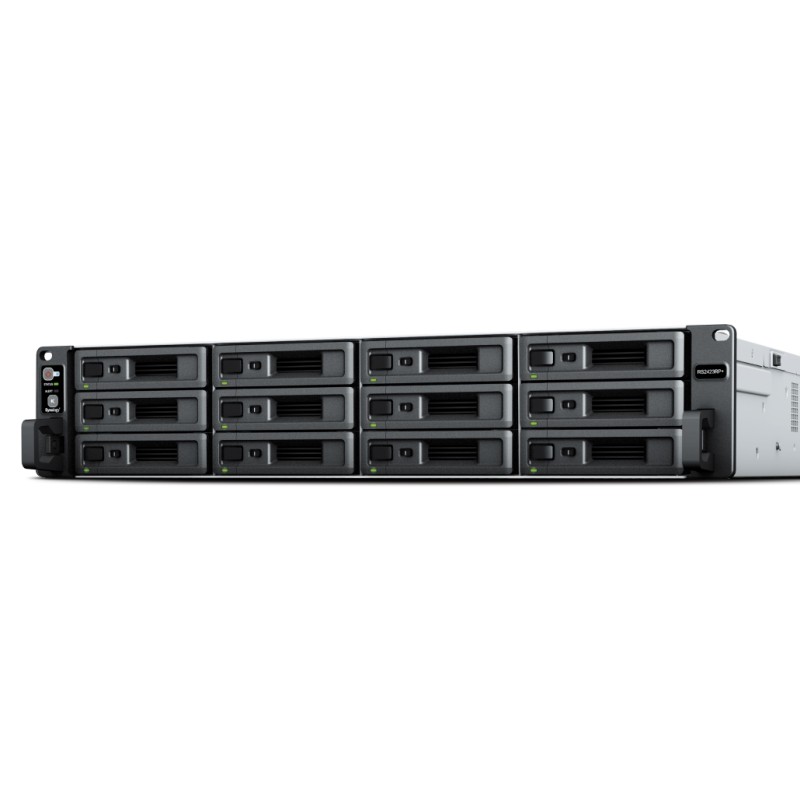 RackStation RS2423+ servidor de almacenamiento NAS Bastidor (2U) Ryzen Embedded V1780B 8 GB DDR4 0 TB DiskStation Manager Negro, RackStation RS2423+ servidor de almacenamiento NAS Bastidor (2U) Ryzen Embedded V1780B 8 GB DDR4 0 TB DiskStation Manager Negro,