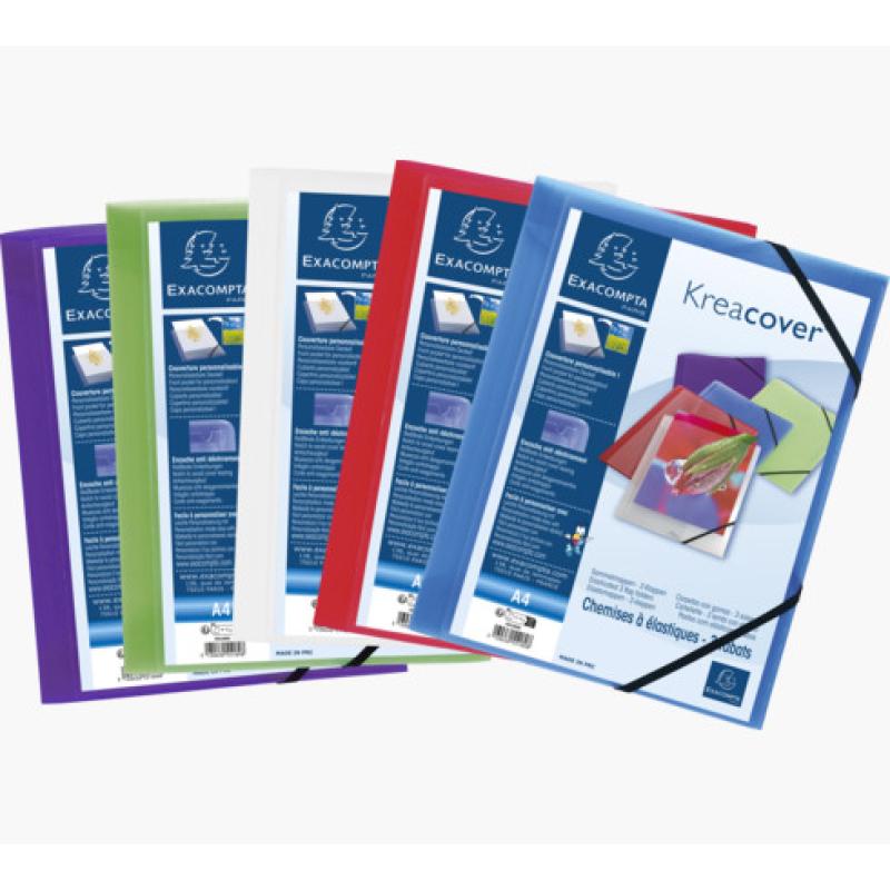 55189E carpeta Polipropileno (PP) Multicolor A4