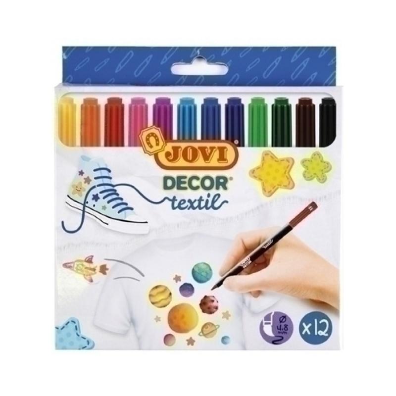 ROTUL.JOVI DECOR TEXTIL ESTUCHE 12 - Pack de 5 unidades