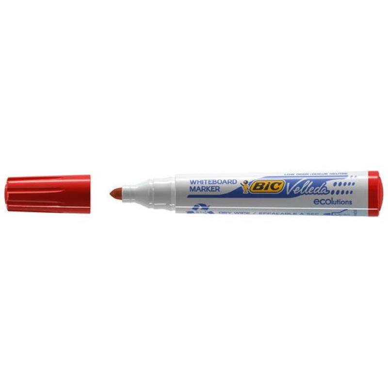 Whiteboard Velleda ECOlutions 1701 marcador 12 pieza(s) Rojo