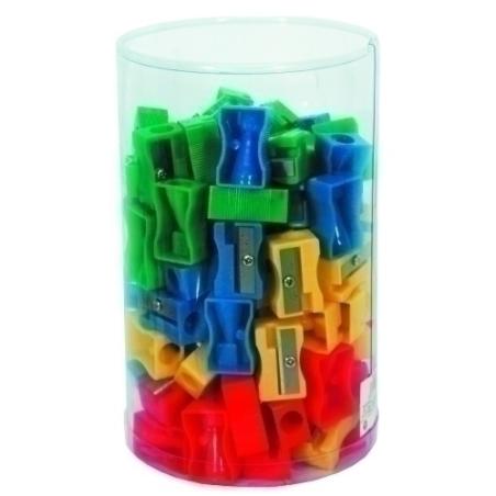 AFILALAPIZ PLASTICO BISMARK 1 ORIFICIO - Pack de 72 unidades