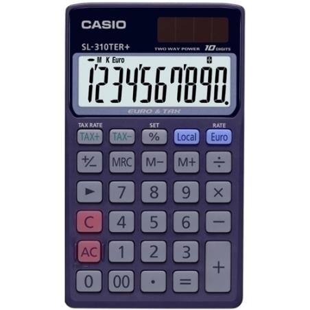 CALCULADORA BOLS.CASIO 10 DIG. SL-310TER