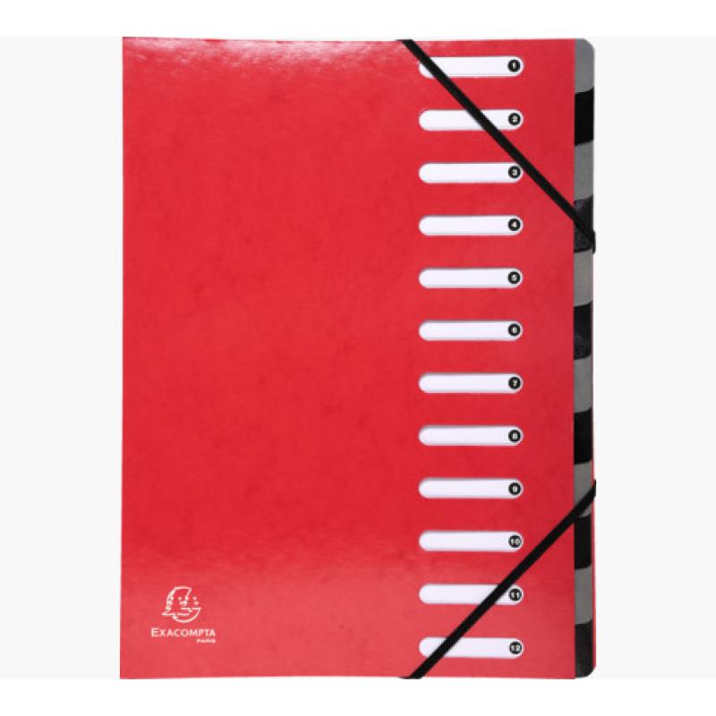 53925E carpeta Caja de cartón Rojo A4