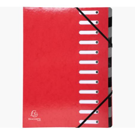 53925E carpeta Caja de cartón Rojo A4