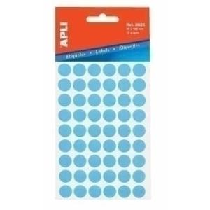 Circular labels 5 sheets 13 x 13mm Blue etiqueta autoadhesiva Azul 175 pieza(s)