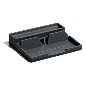 Varicolor organizador para cajón de escritorio Plástico, Caucho Carbón vegetal