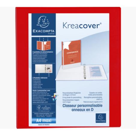 51846RE carpeta de cartón A4 Rojo