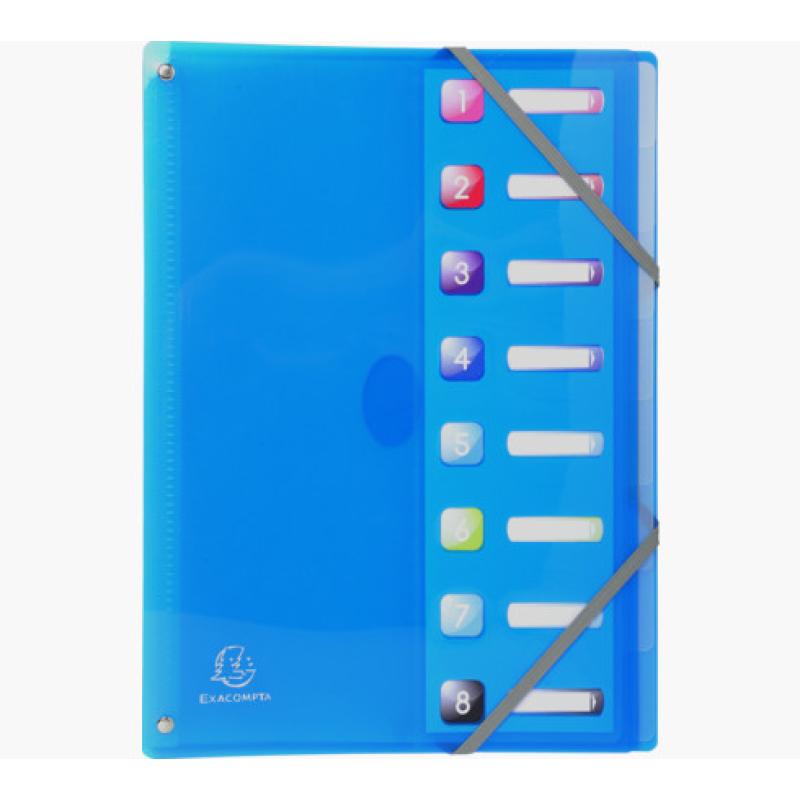 58680E carpeta Polipropileno (PP) Multicolor A4