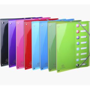 58670E carpeta Polipropileno (PP) Multicolor A4