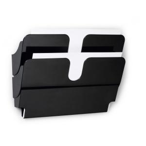 FLEXIPLUS estantería para libros 2 estanterías Negro