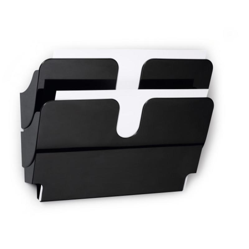 FLEXIPLUS estantería para libros 2 estanterías Negro